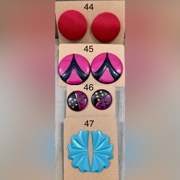 Vintage Earrings EACH SOLD SEPARATELY - Picture 13 of 13